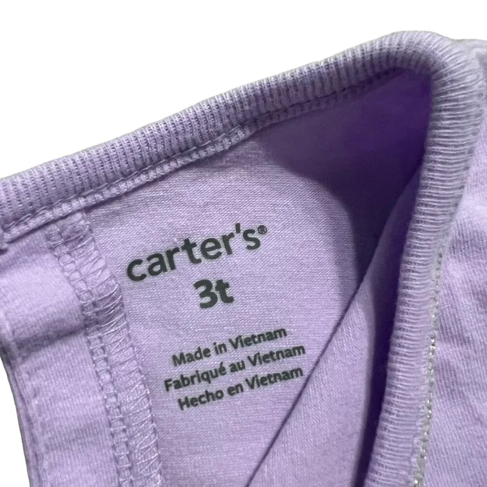 Carter's 3T Glittery Swan Ruffle Shirt